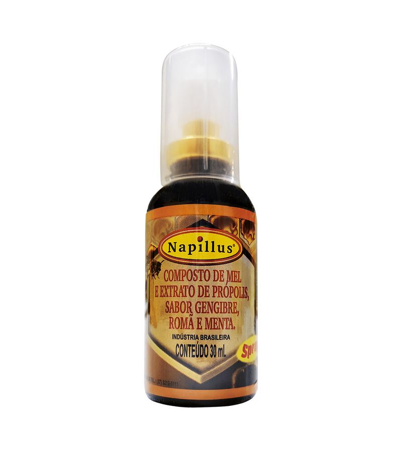 Propolis-E-Mel-Napillus-30ml-Gengibre-roma-menta-Spray