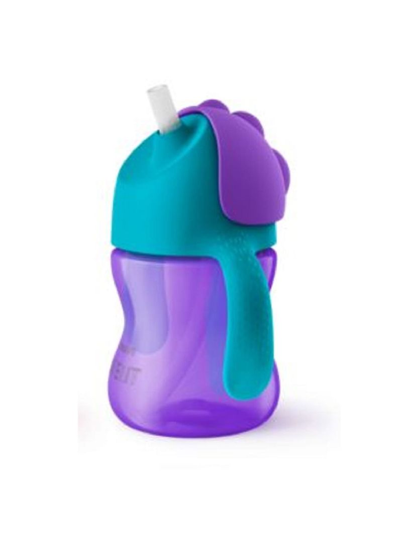 Copo-Avent-Dinossauro-200ml-Com-Canudo-Verde-E-Roxo