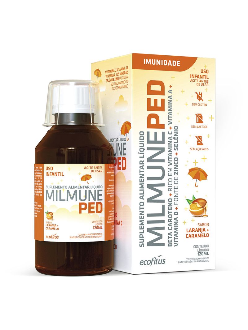 Milmune-Ped-120ml-Liquido-Sabor-Laranja-caramelo