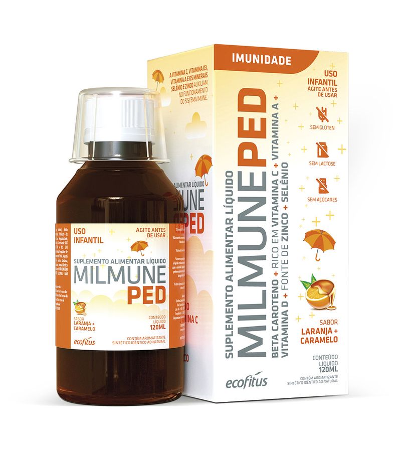 Milmune-Ped-120ml-Liquido-Sabor-Laranja-caramelo