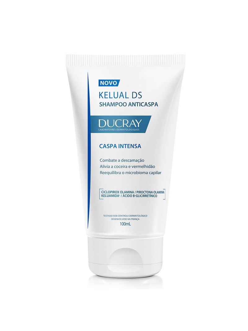 Shampoo-Kelual-Ds-Ducray-100ml-Anticaspa