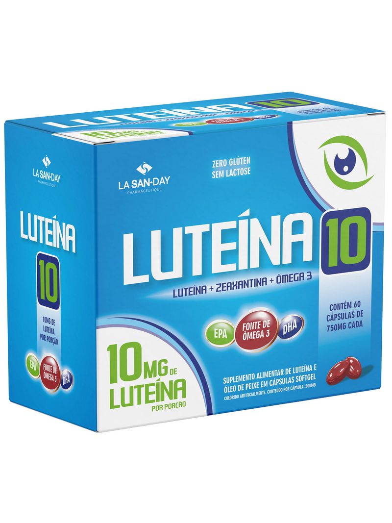 Luteina-La-San-Day-750mg-Com-60-Capsulas