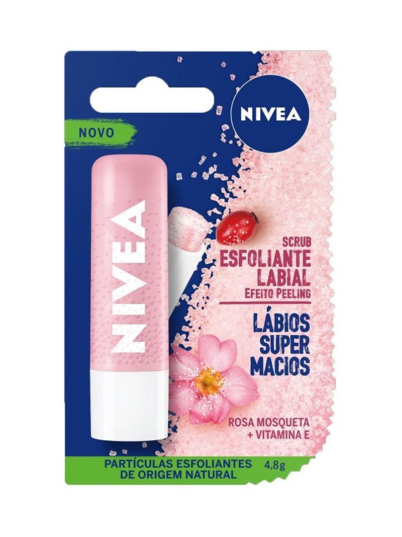 Esfoliante-Labial-Nivea-Care-48gr-Rosa-Mosqueta