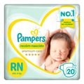 Fralda Pampers Premium Care Rn Com 20 Unidades