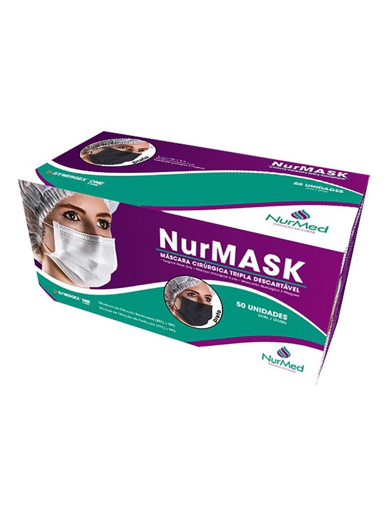 Mascara-Nurmask-Com-50-Tripla-Com-Elastico-Preto