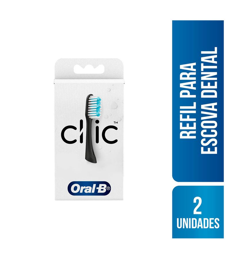 Refil-Escova-Dental-Oral-B-Clic-Com-1-All-Black-Sensi