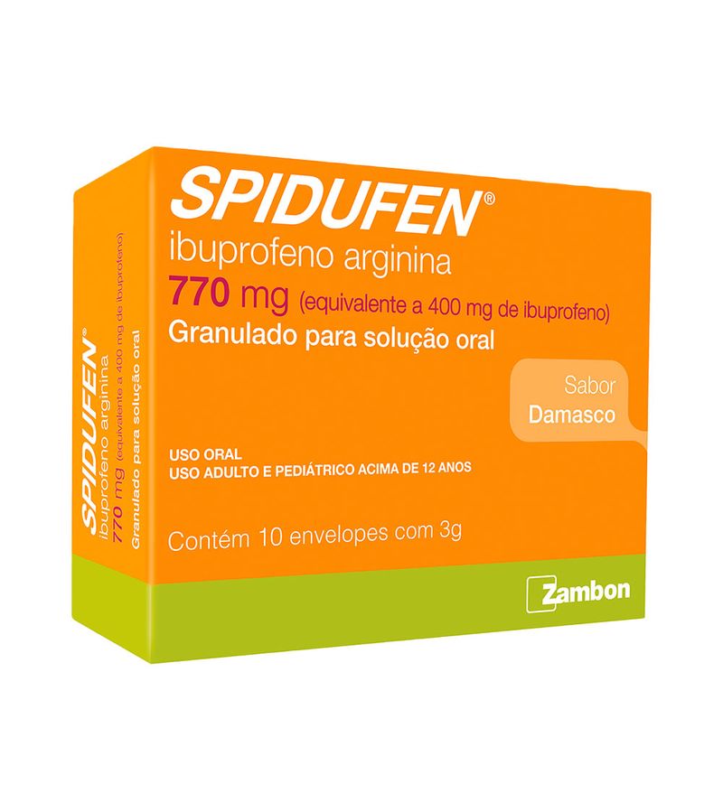 Spidufen-C-10x3gr-Envelopes-Granulados-Para-Solucao-Oral-400mg
