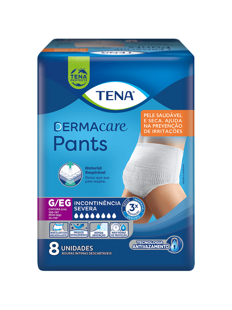 Roupa-Intima-Tena-Dermacare-Pants-Com-8-G-eg-Severa