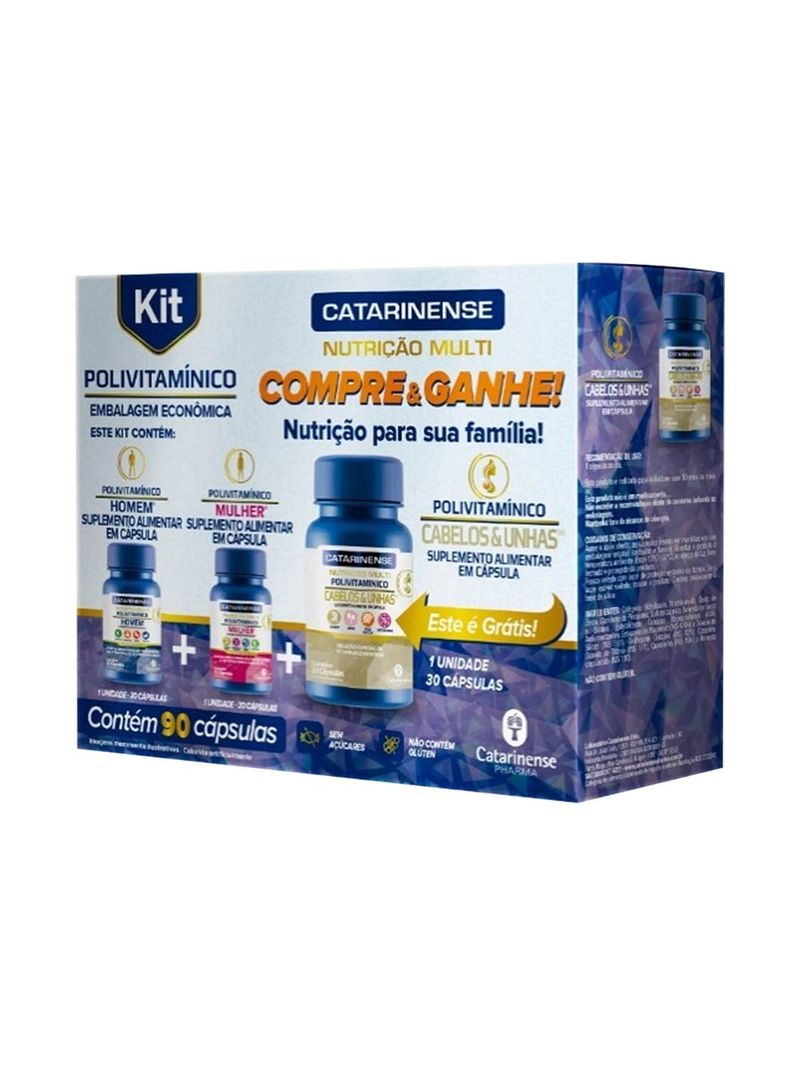 Polivitaminico-Catarinense-Com-60-Capsulas-Gratis-30-Capsulas-Cabelos-E--Unhas-Especial