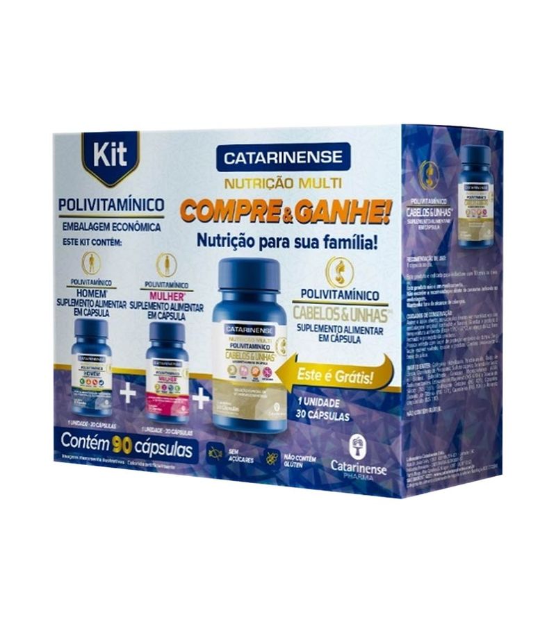 Polivitaminico-Catarinense-Com-60-Capsulas-Gratis-30-Capsulas-Cabelos-E--Unhas-Especial