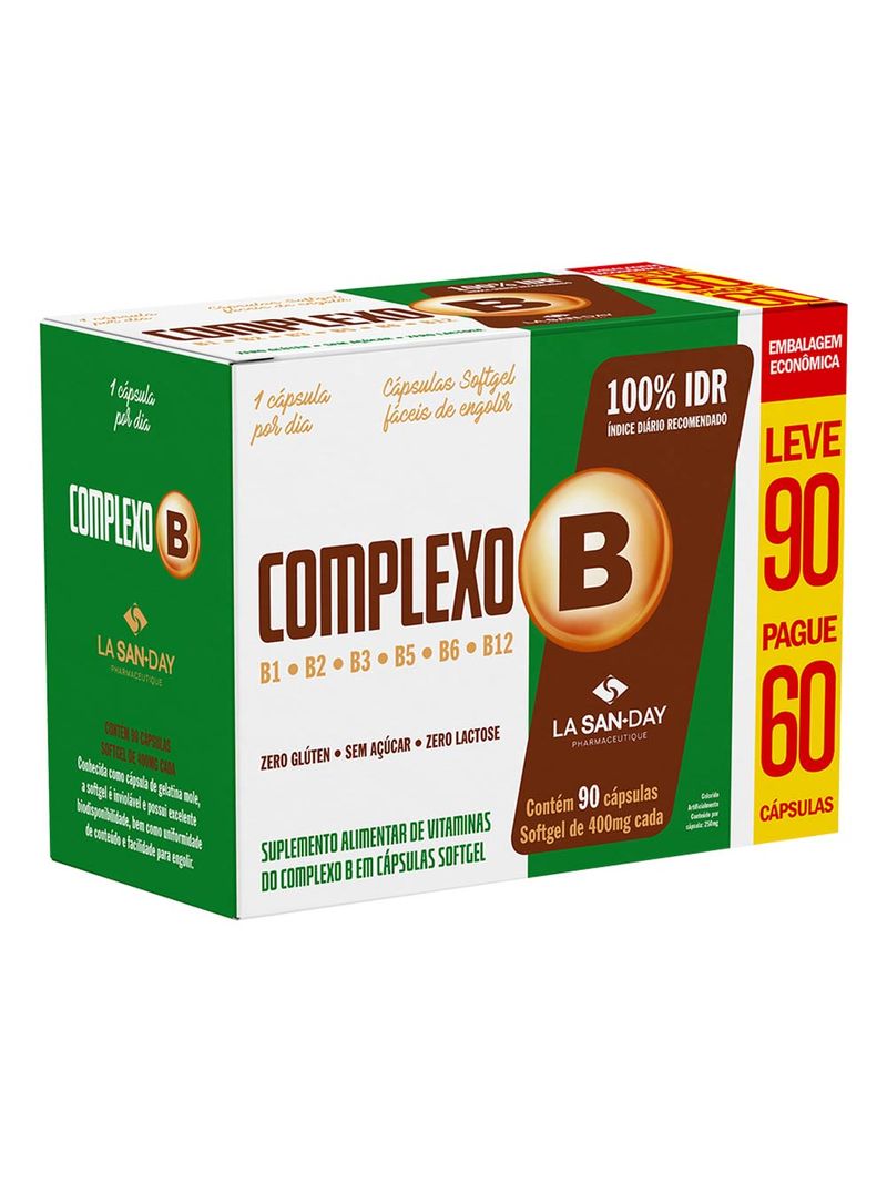 Complexo-B-Lasanday-Leve-90-Pague-60-400mg-Especial