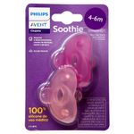 Chupeta-Avent-Soothie-Com-2-4-6-Meses-Rosa