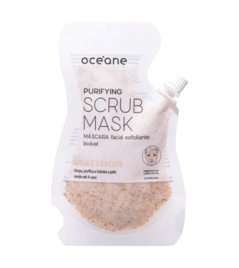 Mascara-Facial-Oceane-Esfoliante-Scrub-35ml-Aveia-Abacate