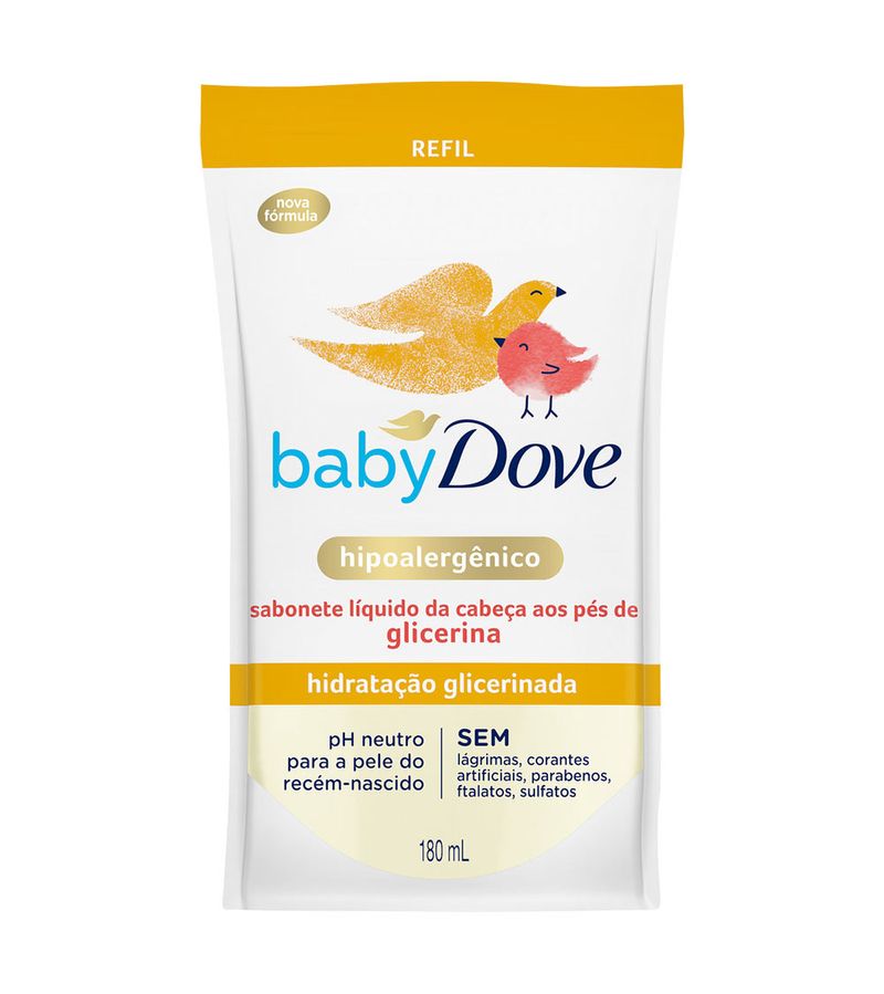 Sabonete-Dove-Baby-Liquido-180ml-Hidratacao-Glicerinada-Refil