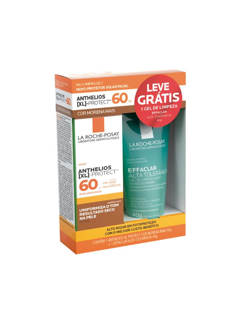 Anthelios-Xl-Protetor-Solar-Fps60-Cor-Morena-Mais-Gratis-Effaclar-Alta--Tolerancia-Especial