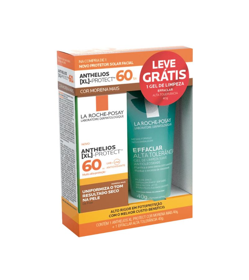 Anthelios-Xl-Protetor-Solar-Fps60-Cor-Morena-Mais-Gratis-Effaclar-Alta--Tolerancia-Especial