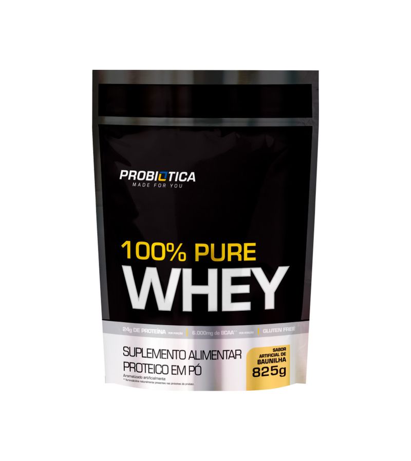 Suplemento-Probiotica-100--Pure-Whey-825gr-Baunilha