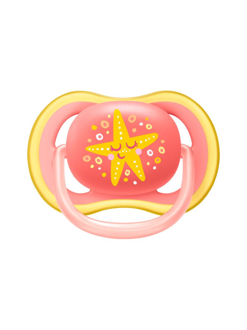 Chupeta-Avent-Ultra-Air-Com-2-Baleia-estrela-6-18-Meses