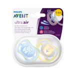 Chupeta-Avent-Ultra-Air-Com-2-Elefante-leao-0-6-Meses