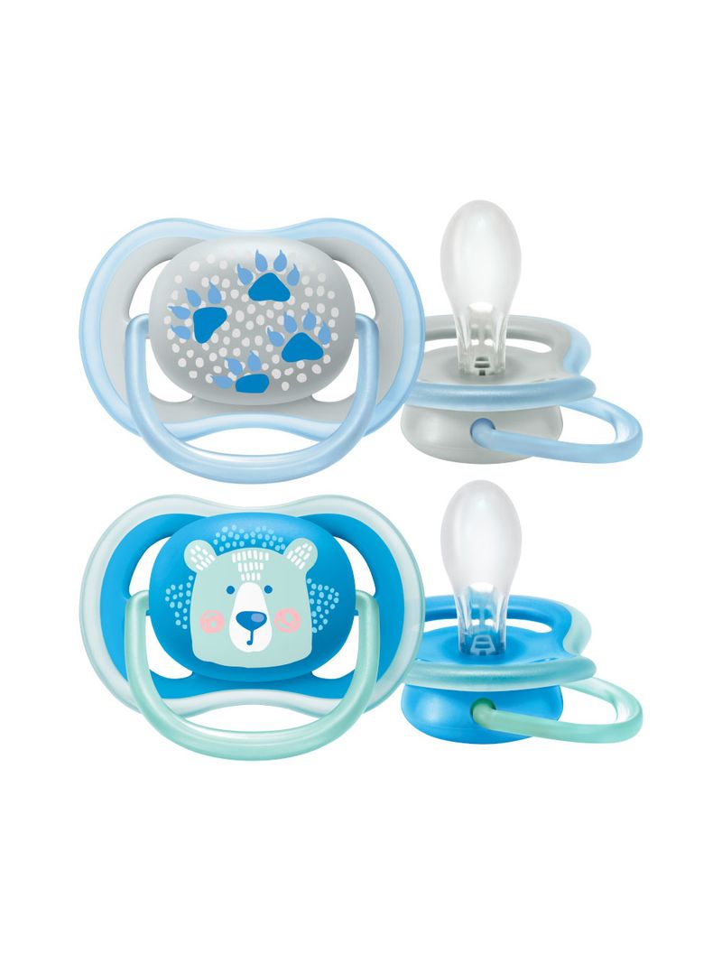 Chupeta-Avent-Ultra-Air-Com-2-Pata-urso-6-18-Meses