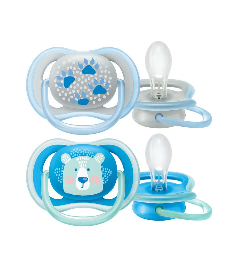 Chupeta-Avent-Ultra-Air-Com-2-Pata-urso-6-18-Meses