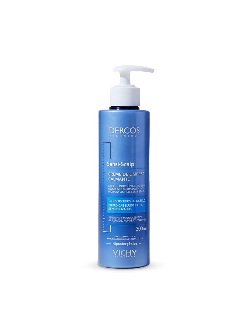 Vichy-Dercos-Sensi-scalp-Creme-De-Limpeza-300ml-Calmante