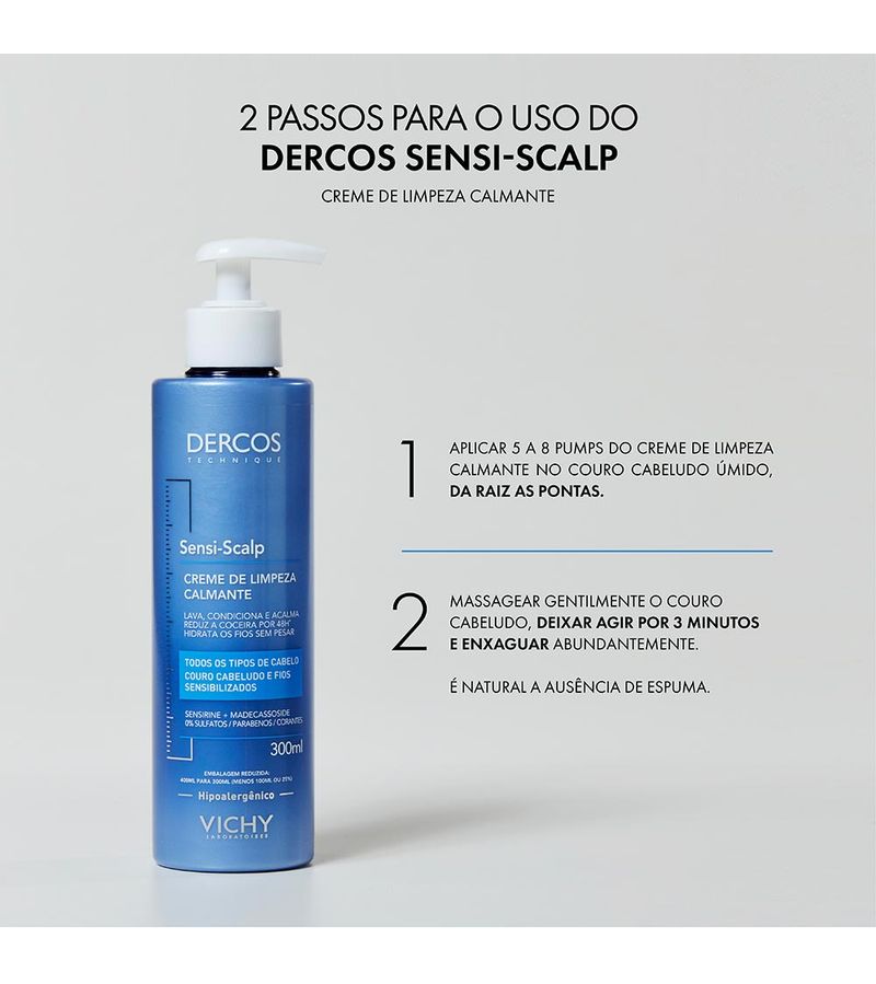 Vichy-Dercos-Sensi-scalp-Creme-De-Limpeza-300ml-Calmante