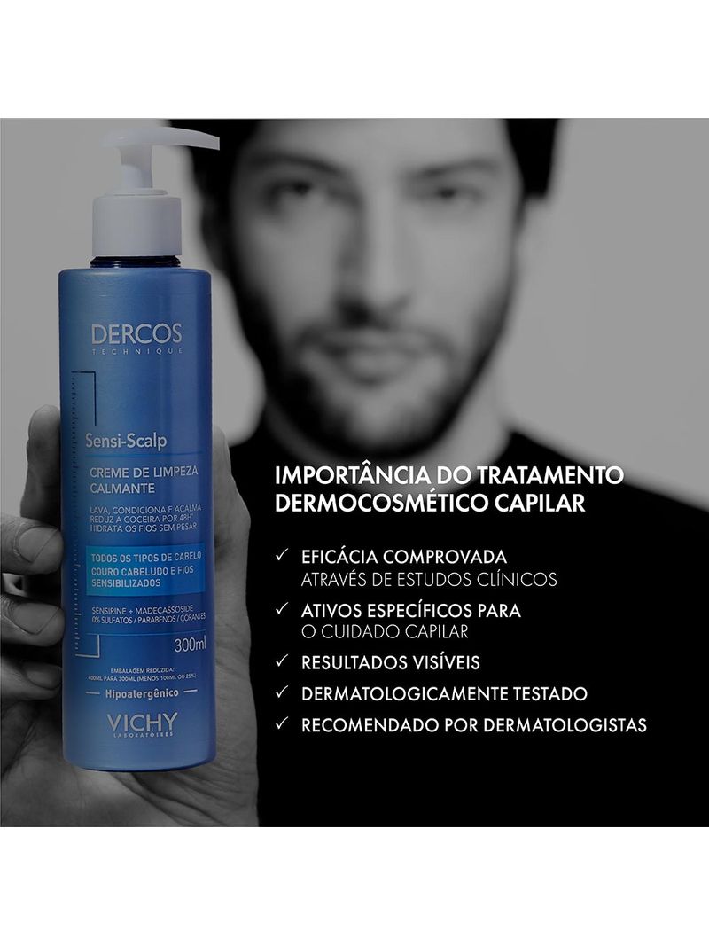 Vichy-Dercos-Sensi-scalp-Creme-De-Limpeza-300ml-Calmante