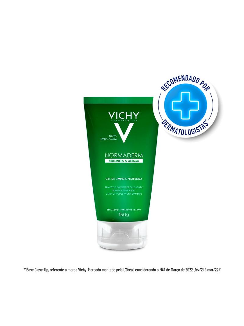Vichy-Normaderm-Gel-Limpeza-Profunda-150g-Mista-A-Oleosa