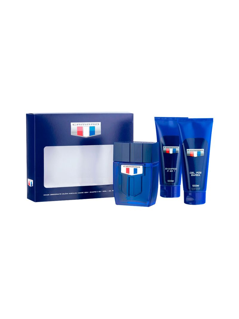 Deo-Colonia-Camaro-Blue-100-100ml-Shampoo-3-Em-1-pos-Barba