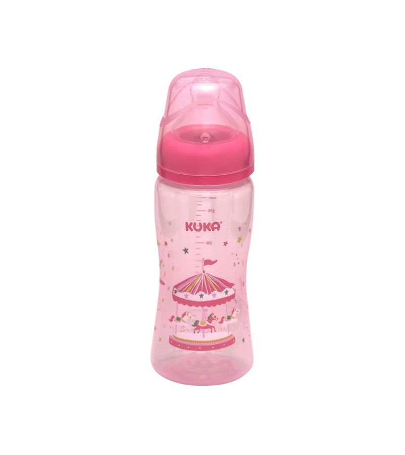 Mamadeira-Kuka-Essential-330ml-Orto-Rosa