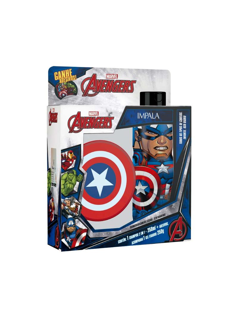 -Shampoo-gel-Fixador-250ml-250gr-adesivo-Capital-America