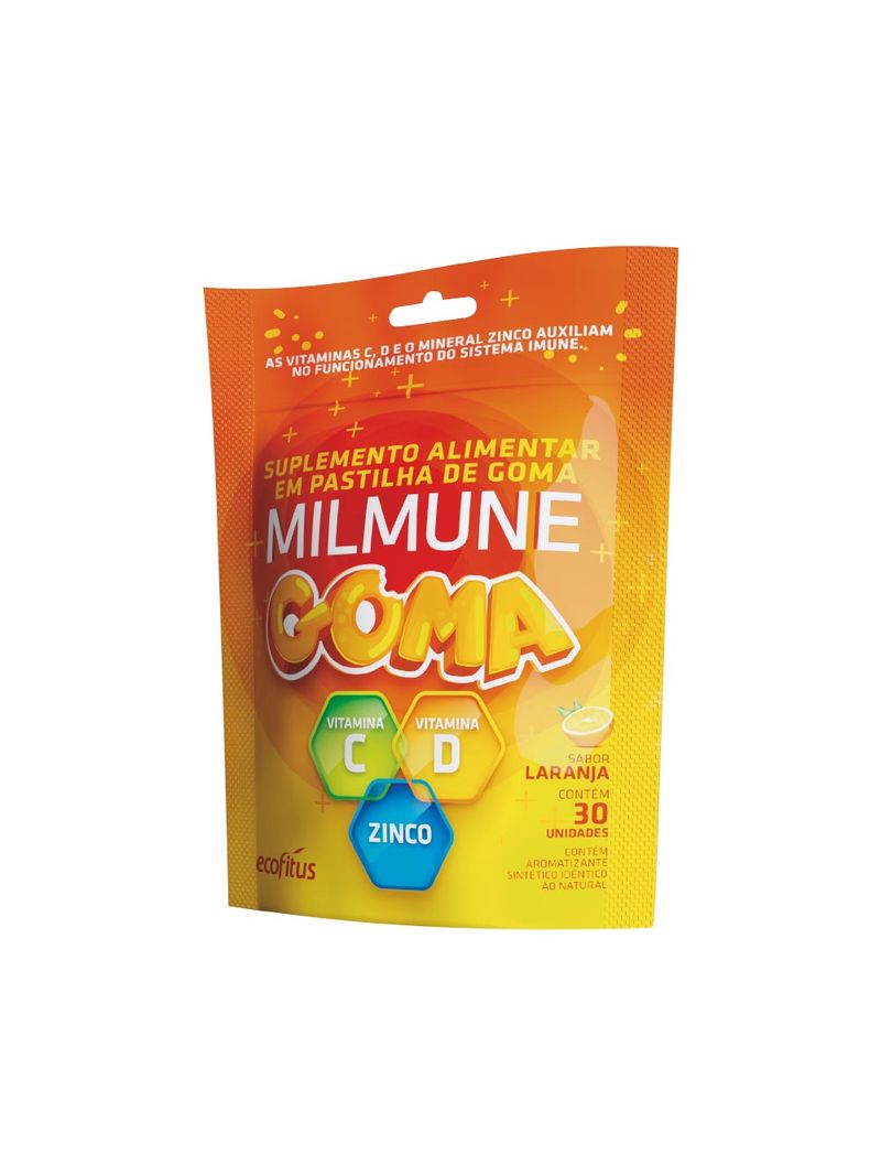 Milmune-Goma-Com-30-Gomas-Laranja