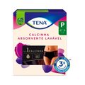 Calcinha Absorvente Tena Lavavel Com 1 Tamanho P Preta