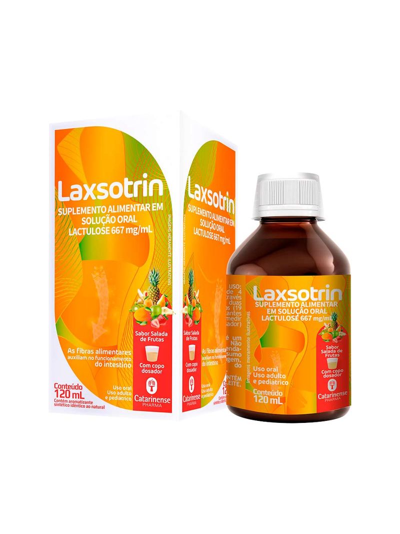 Laxsotrin-120ml-Solucao-Oral-667mg-ml-Sabor-Salada-De-Frutas