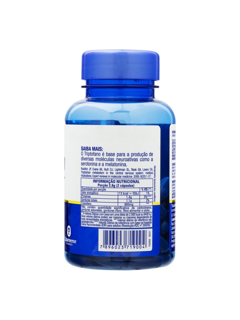 Triptofano-860mg-Catarinense-Com-60-Capsulas
