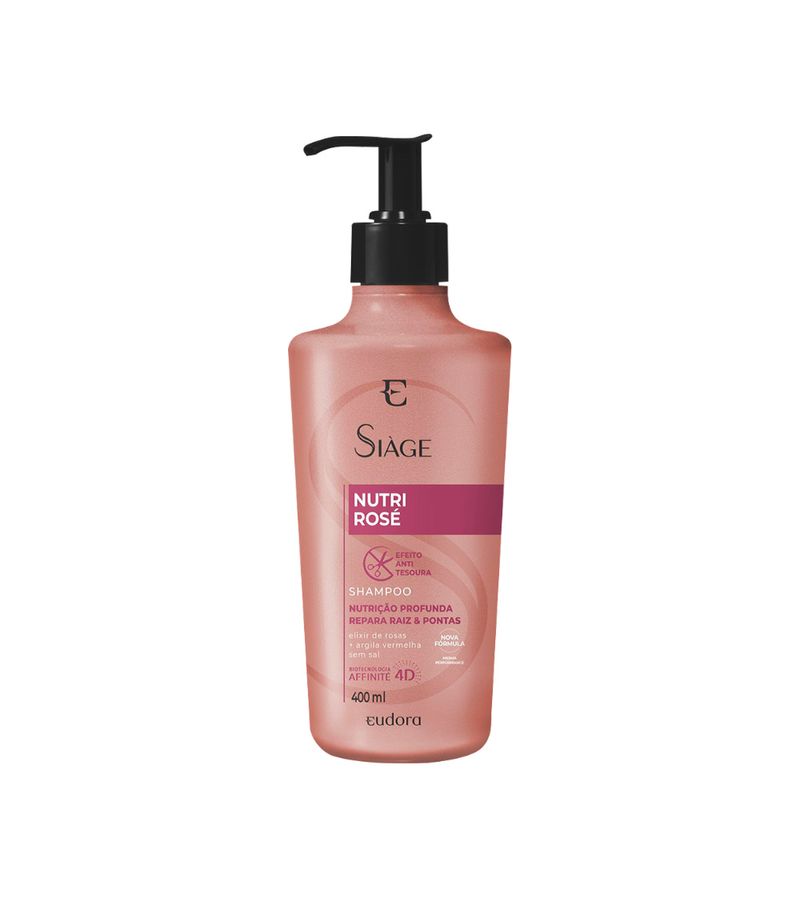 Shampoo-Siage-400ml-Nutri-Rose-Pump