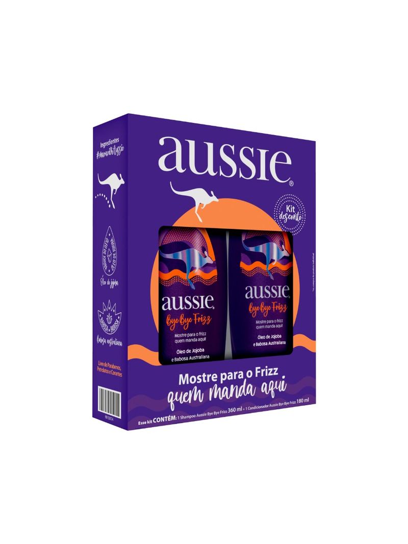 Shampoo-condicionador-Aussie-360-180ml-Bye-Bye-Frizz-Especial