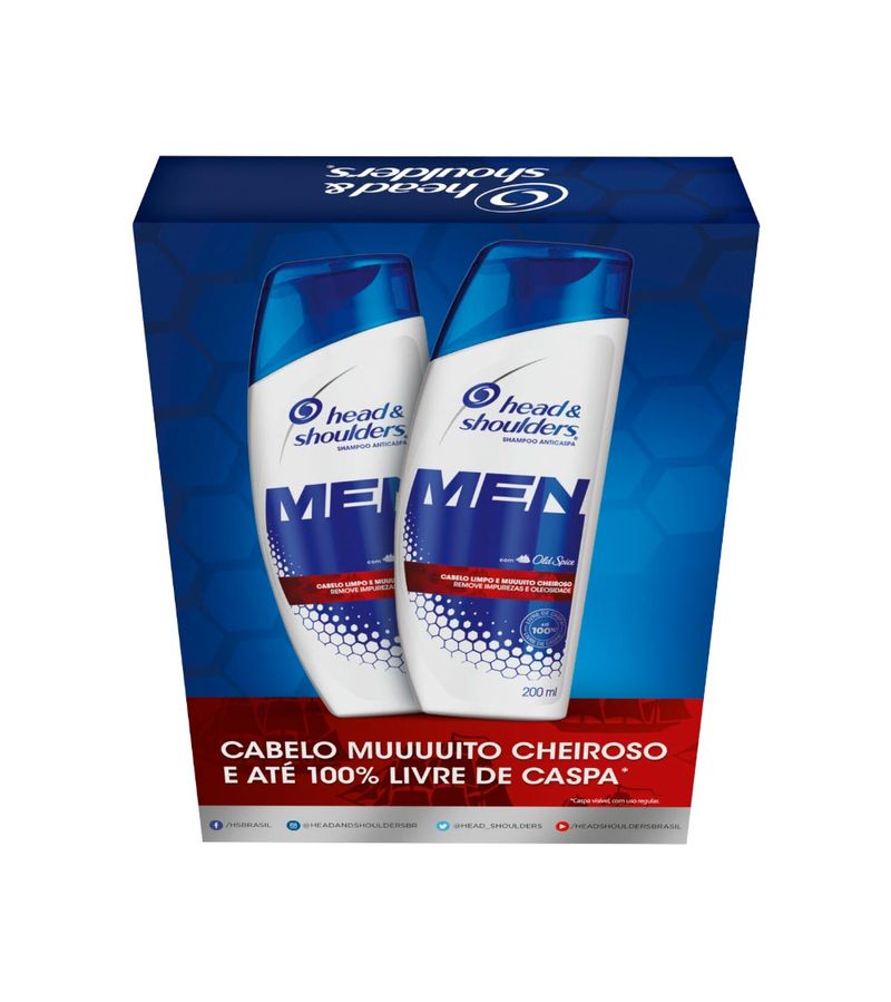 Shampoo-Head-Shoulders-Men-Com-2x200ml-Old-Especial