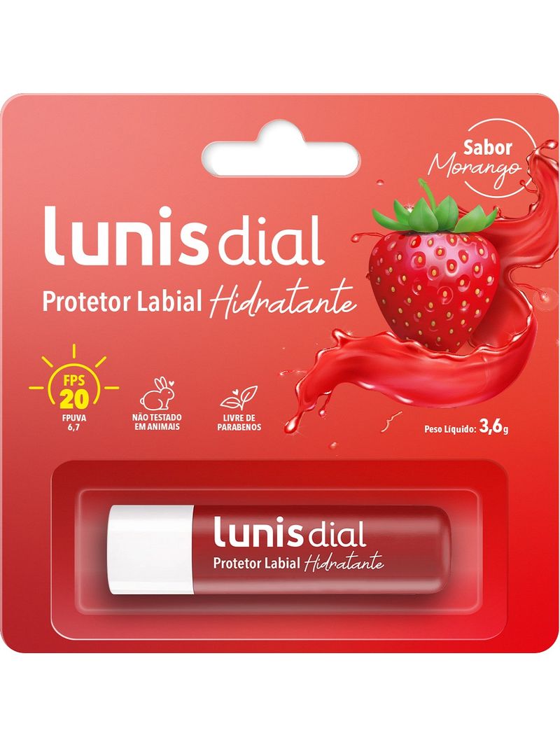 Protetor-Labial-Lunis-Dial-36gr-Fps20-Morango