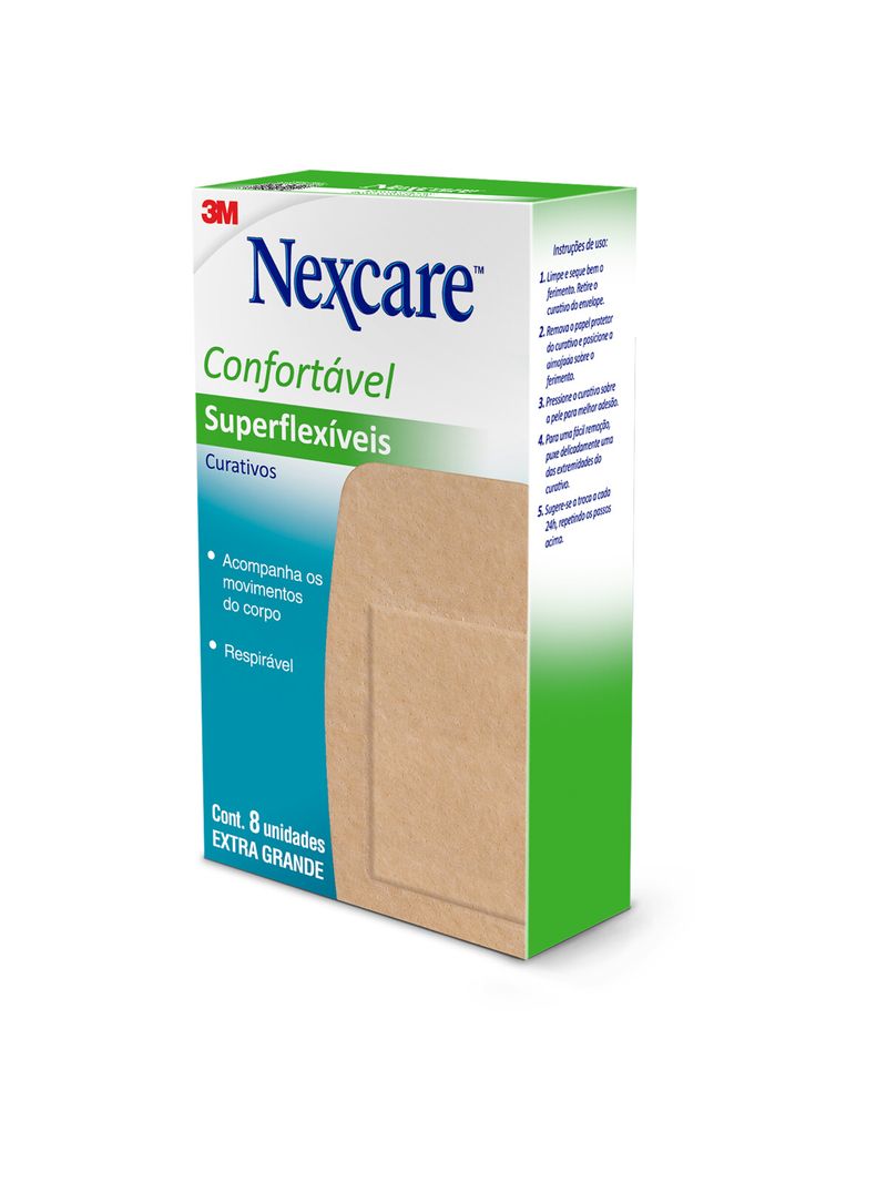 Curativos-3m-Nexcare-Superflexiveis-Com-8-Unidades