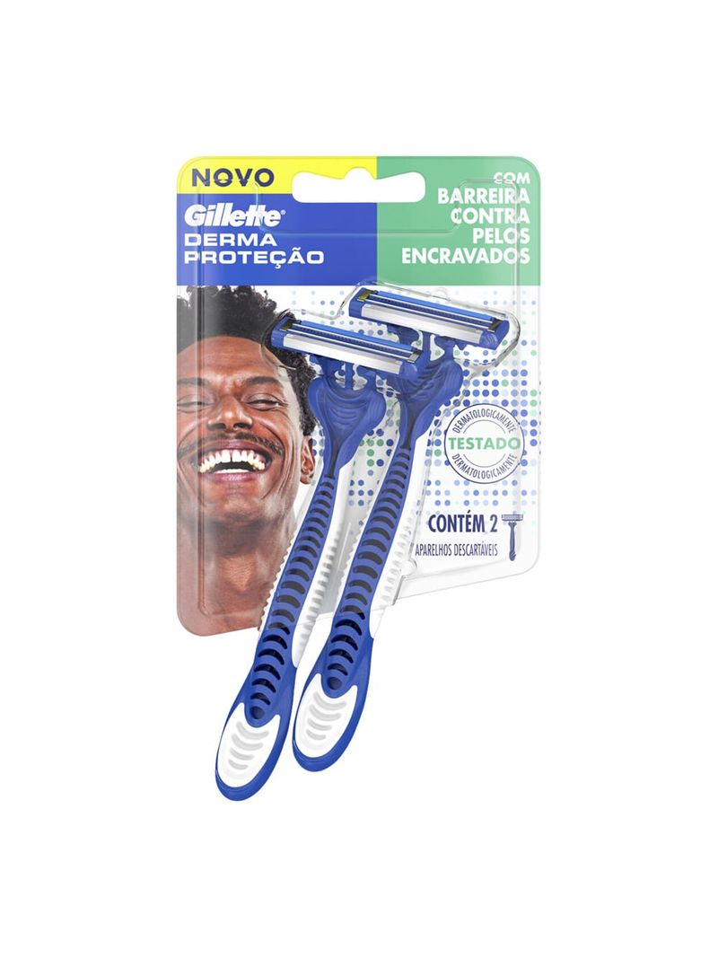 Aparelho-Gillette-Barbear-Com-2-Derma-Protecao