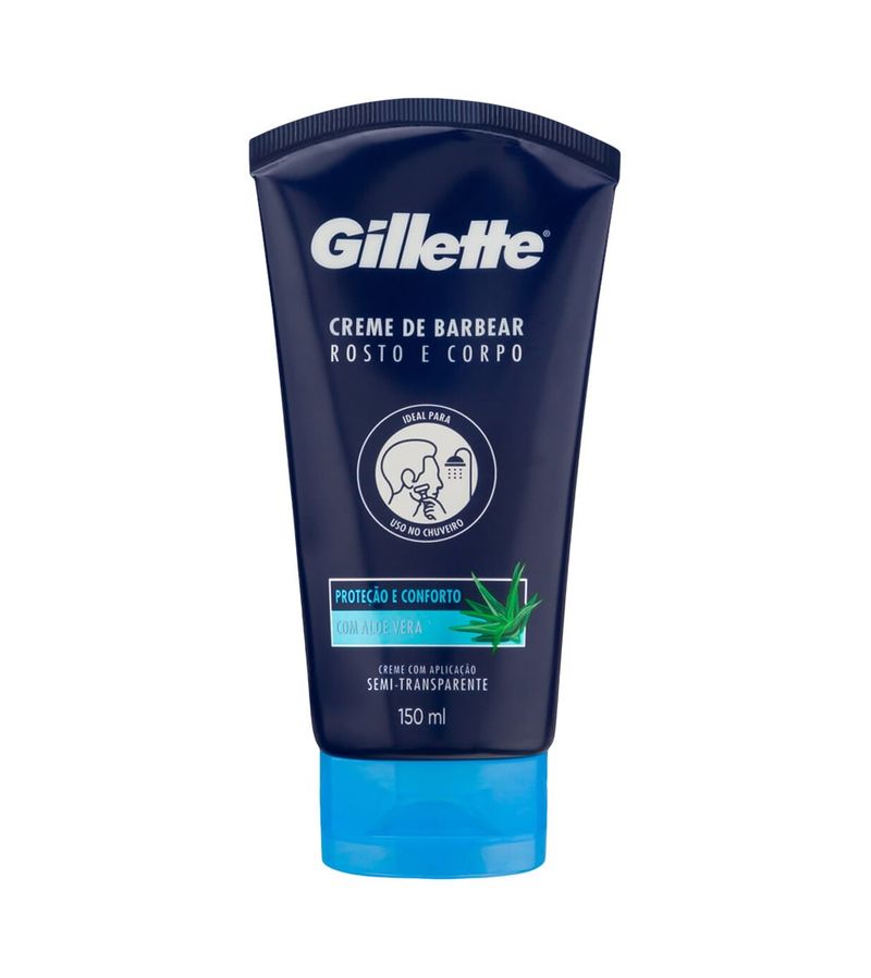 Creme-Gillette-Barbear-150ml-Aloe-Vera