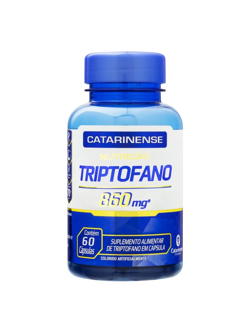 Triptofano-860mg-Catarinense-Com-60-Capsulas
