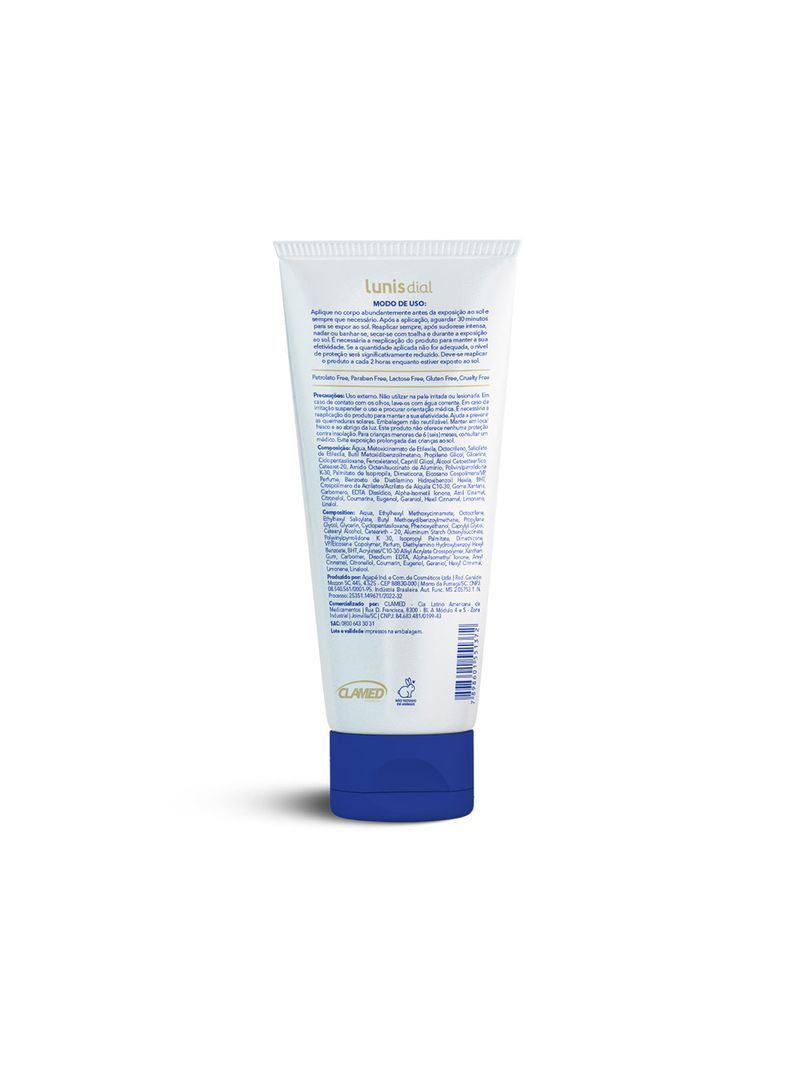 Protetor-Solar-Lunis-Dial-200ml-Fps30