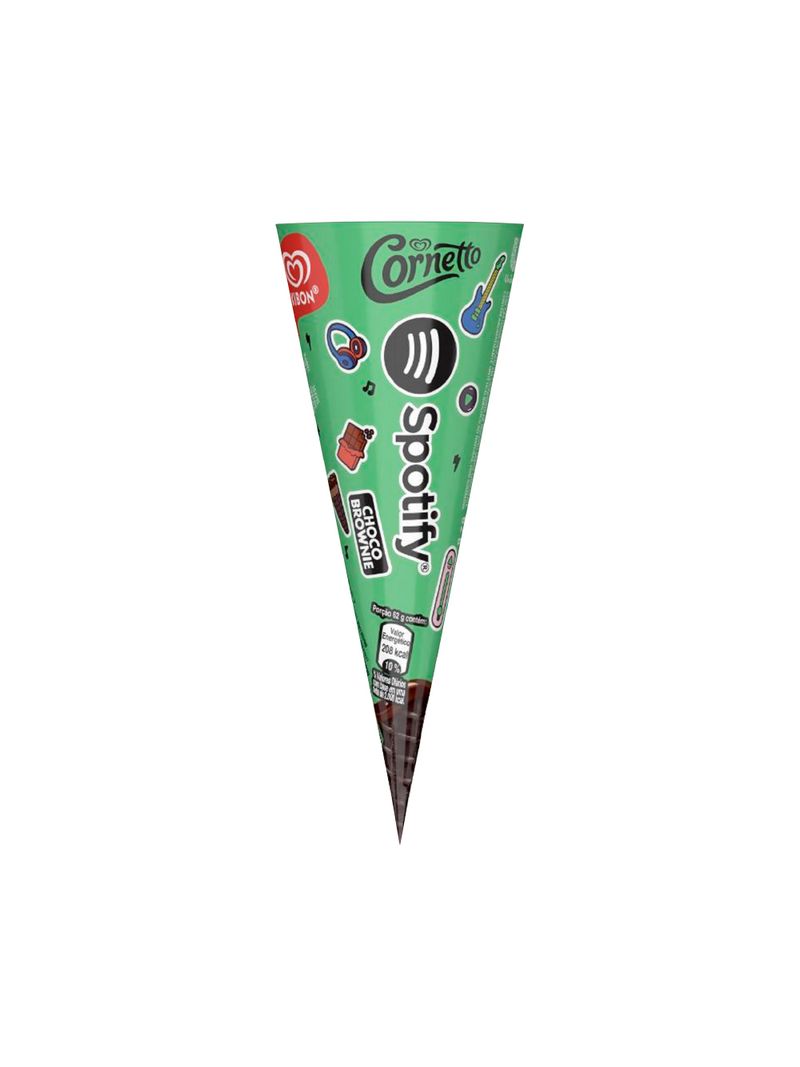 Kibon-Sorvete-Cornetto-62-Gramas-Spotify-Choco-Brownie