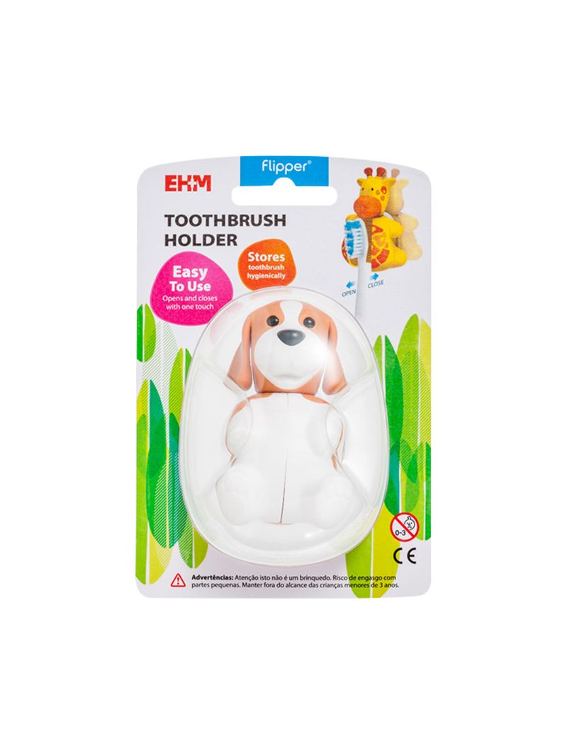 Suporte-Para-Escova-Dental-Flipper-Com-1-Bichinho-Divertido