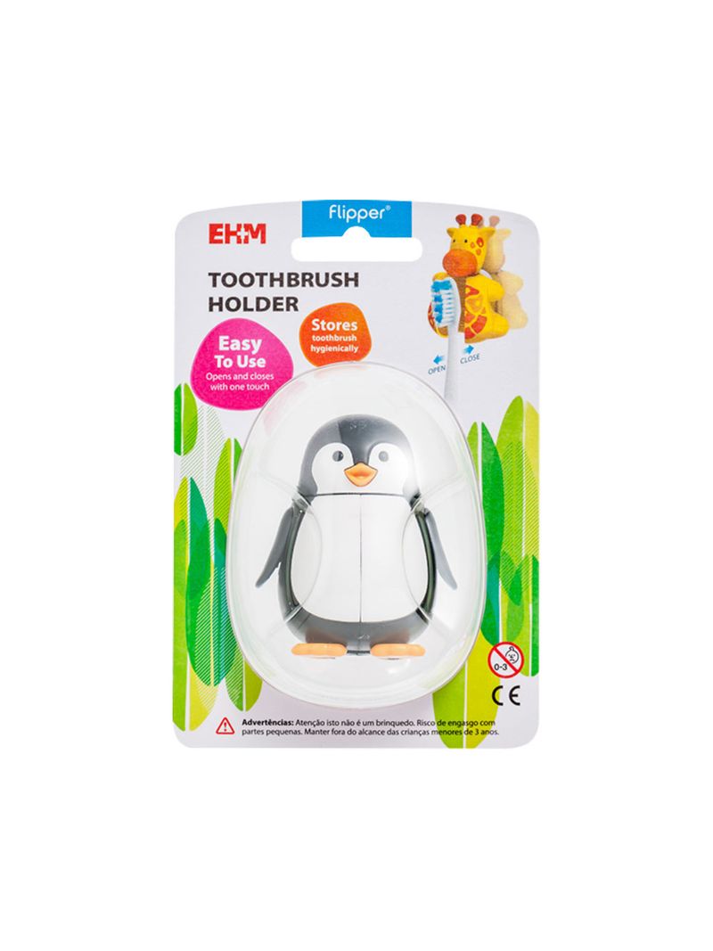 Suporte-Para-Escova-Dental-Flipper-Com-1-Bichinho-Divertido