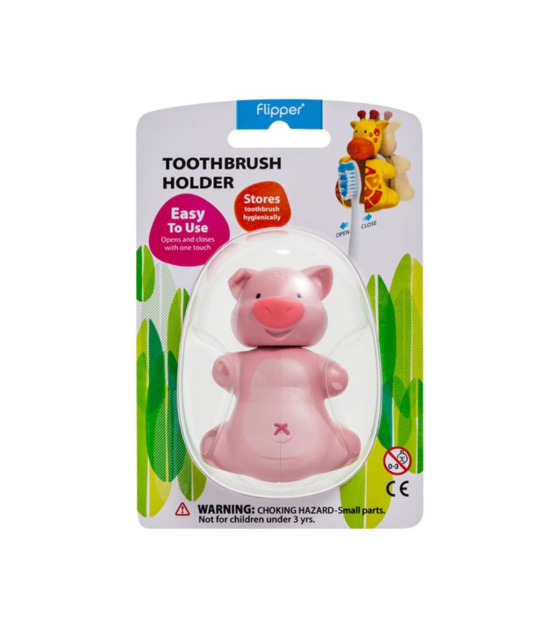 Suporte-Para-Escova-Dental-Flipper-Com-1-Bichinho-Divertido
