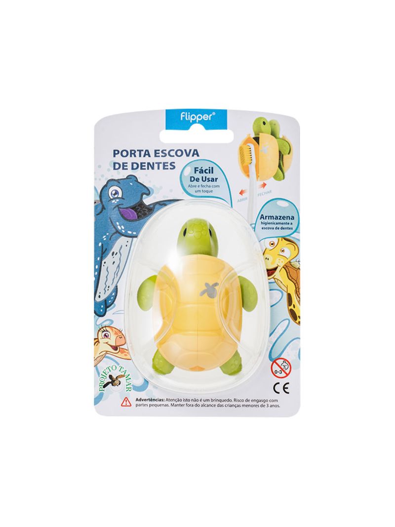 Suporte-Para-Escova-Dental-Flipper-Com-1-Bichinho-Divertido